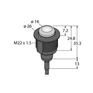 Turck - Optisches/Akustisches Signalgerät Kennleuchte S22L2SRGB7