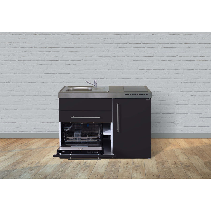 Stengel - Mini-Küche Miniküche Premiumline MPGSSM120KSGSGKFreBl Schwarz matt