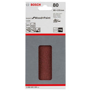 Bosch - Schleifpapier/Schleifvlies Schleifblatt C430, 80 x 2608605280 133 mm 80 8 Löcher