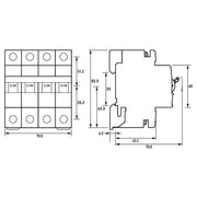 Doepke - Leitungsschutzschalter DLS 6H C20-3+N 6KA