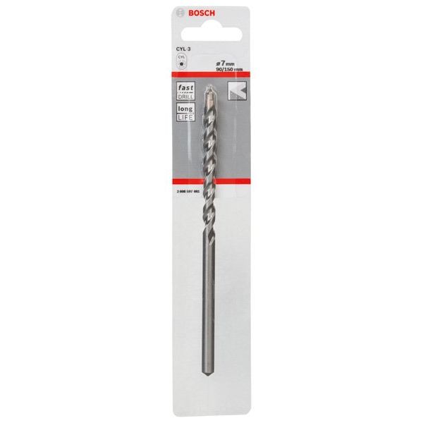 Bosch - Bohrer Betonbohrer CYL-3, 7 x 90 2608597681 x 150 mm d 6,5 mm