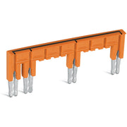 WAGO - Querverbinder/Brücker für Reihenklemme Brücker isoliert orange 282-438/300-000 isoliert,orange − 10 Stück