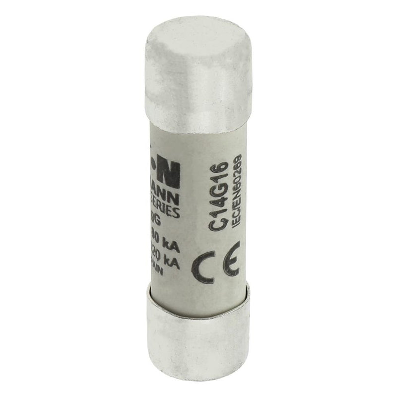 Eaton - Zylindrische Sicherung Sicherungseinsatz Nieders. CYLINDRICA#C14G16 16A AC 690V 80kA − 10 Stück