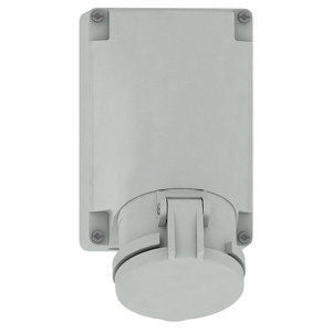 Bals Elektrotech - CEE-Steckdose (IEC 60309) Wandsteckdose 11889 5p >50V grau 1h
