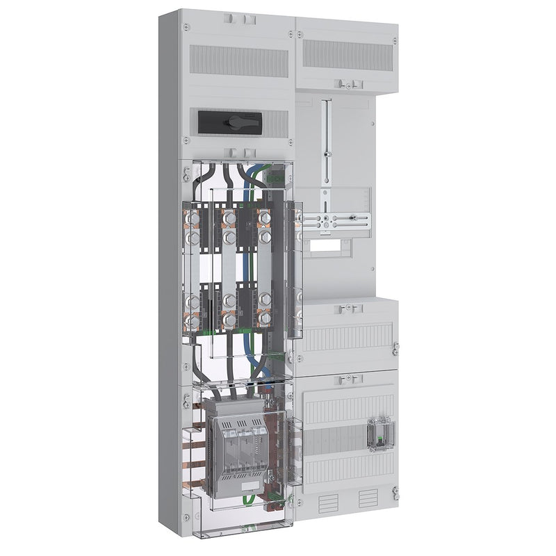 ABN - Zählerfeld Wandlerfeld 100A BH7 EWE ABNPW207X0961 5-polig Zu=NH00