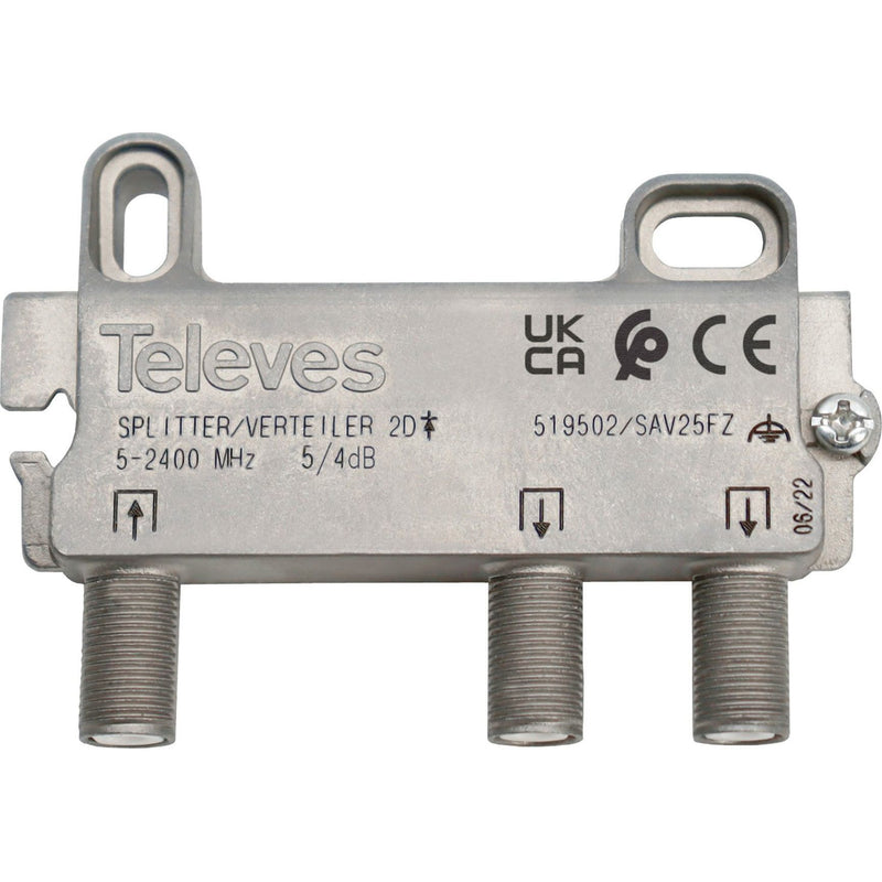 Televes - Abzweiger und Verteiler 2f. SAV25FZ 5-2400Mhz 5dB
