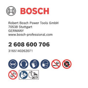 Bosch - Trenn-/Schleifscheibe PRO Metal Trennscheibe, 2608600706 300 x 3,5 x 20 mm