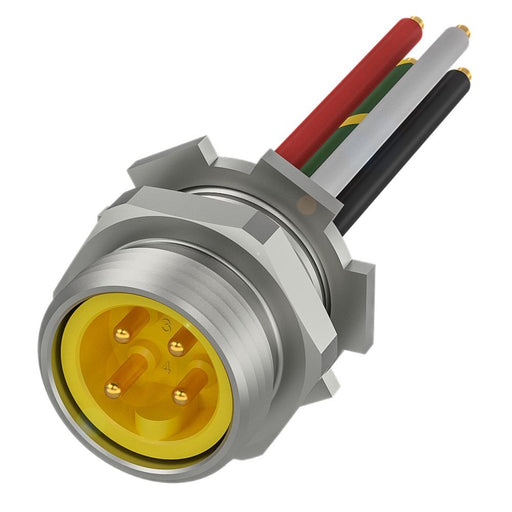 Balluff - Rundsteckverbinder, feldkonfektionierbar (Industriesteckverbinder) Flanschsteckverbinder BCC A354-000#BCC0CU9 − 1 S
