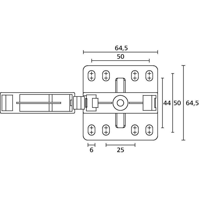 HellermannTyton - Rohrschelle IWS-Wellrohrhalter CTCC-IWS50-MB65-GY20 schraubbar, grau − 20 Stück