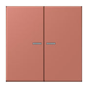 Jung - Bedienelement intelligent Taster 2fach BT LC 17102 236 terre sienne brique