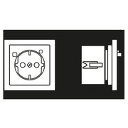 Jung - Steckdose FI-SCHUKO-Steckdose LS 5520.30 16A 250V 30mA