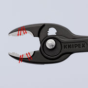 Knipex - Wasserpumpenzange Frontgreifzange 82 01 200 schwarz atramentiert