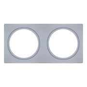 Ledvance - Mechanisches Zubehör/Ersatzteile für Leuchten Rahmen rechteckig SPOTF.100X2002XD68SI silber