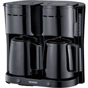 Severin - Kaffeeautomat Duo-Thermo-Kaffeeautomat KA 9315 sw 2x1000W