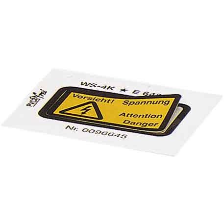 Phoenix Contact - Warn-/Hinweisschild Warnschild WS-2K