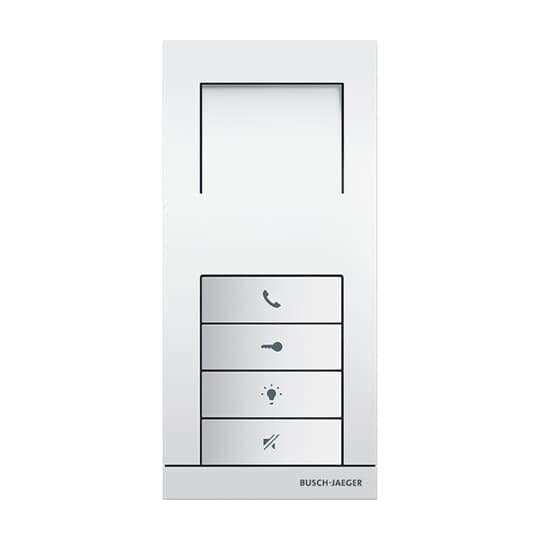 Busch-Jaeger - Innenstation für Türkommunikation Innenstation Audio 83210 AP-683 alu/silber