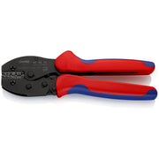 Knipex - Presswerkzeug Kabelschuhe/Verbinder, Aderendhülsen, Schirmanschluss PreciForce Crimpzange 97 52 33 SB PreciForce, 220mm