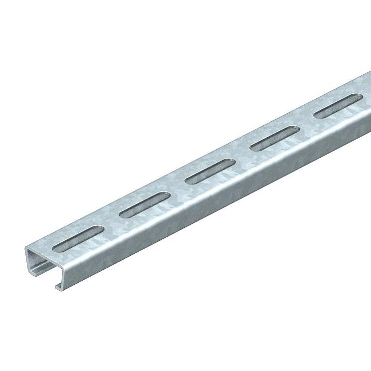 OBO Bettermann - Stiel/Profilschiene Profilschiene AMS3518P2000FT Langl.37x8,5mm − 2 Meter