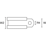 HellermannTyton - Rohrschelle Befestigungs-Clip AFCS16-GS PVC-BK/ML − 10 Stück
