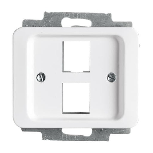 Busch-Jaeger - Einsatz/Abdeckung für Kommunikationstechnik Zentralscheibe stws gl 2561-02-24G für 2 Modular Jack