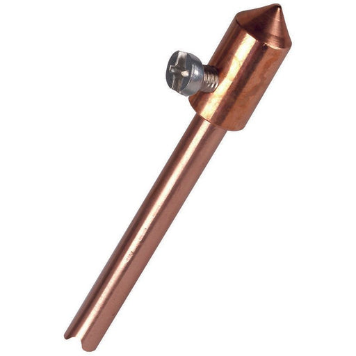 DEHN - Fangeinrichtung für Blitzschutz Fangspitze FS 8 MSGALCU D15 L29 Ms/galCu − 10 Stück