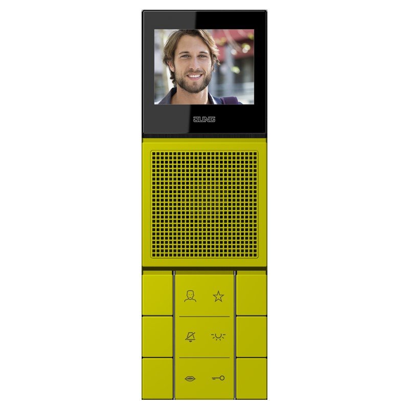Jung - Innenstation für Türkommunikation SIB Video-Innenstation SI VI LC 627 249 LS 4320F