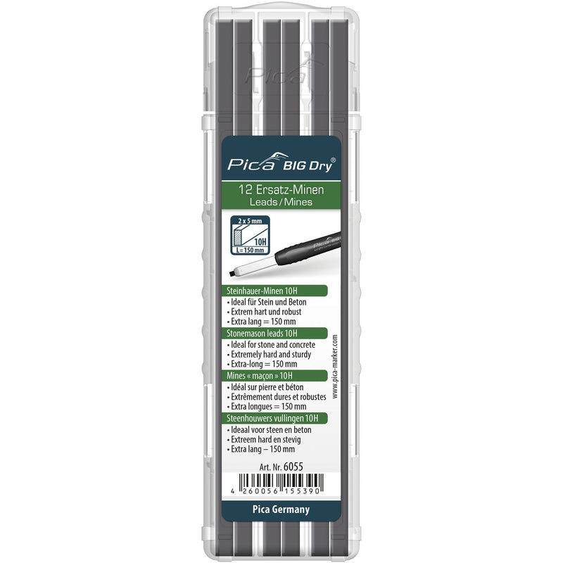 Pica-Marker - Bleistift Minen-Set Steinhauer 6055 10H − 5 Stück