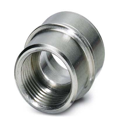 Phoenix Contact - Rundsteckverbinder, feldkonfektionierbar (Industriesteckverbinder) Gehäuseverschraubung SACC-M12 NUT PRESS − 10 Stück