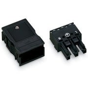 WAGO - Steckverbinder für steckbare Gebäudeinstallation Buchse 770-103 2x0,5-4mmq schwarz