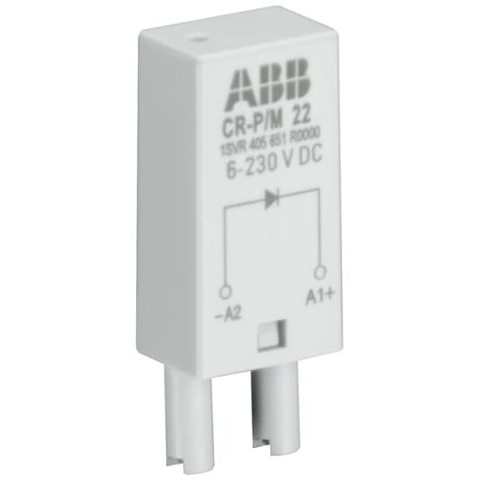ABB Stotz S&J - Zubehör/Ersatzteile für Schaltrelais Steckmodul CR-P/M 62DV ED grün, 24-60VAC/DC − 10 Stück