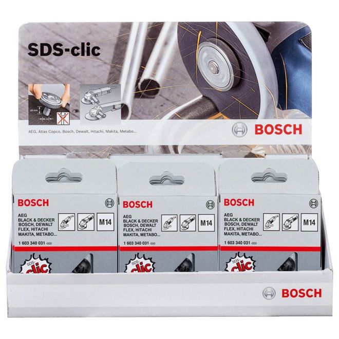 Bosch - Systemzubehör für Schleifen/Polieren (Akku/elektrisch/Druckluft) SDS 2607019033 clic-Schnellspannmut
