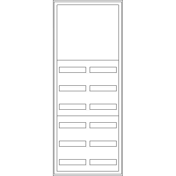 ABN - Gehäuse/Schaltschrank (leer) Wandgehäuse SP29RK063 IP54 SK2 schutzisol