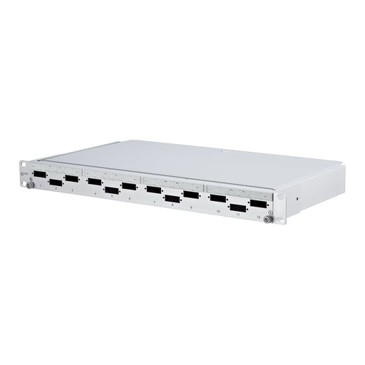 Metz Connect - Frontpanel/Patchpanel leer (Schaltschrank) Patchfeld OpDat24 PA 12xSC-D