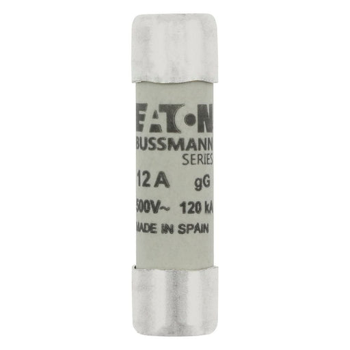 Eaton - Zylindrische Sicherung Sicherungseinsatz Nieders. C10G12 12A AC 500V 120kA − 10 Stück