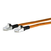 Metz Connect - Patchkabel Kupfer Patchkabel Cat.6A 1308452501-E AWG 26 2,5m or-sw − 10 Stück