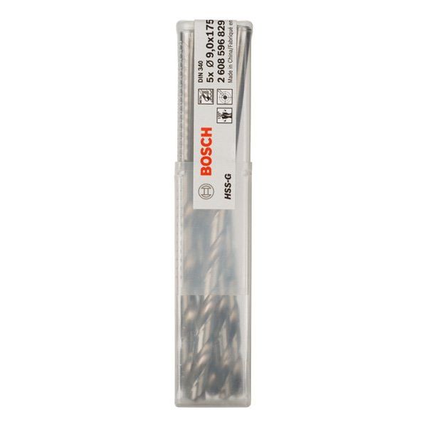 Bosch - Bohrer PRO Metal HSS-G 2608596829 Spiralbohrer 9 x 115