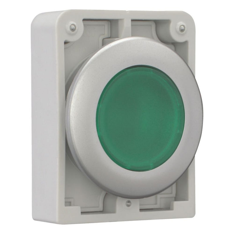 Eaton - Frontelement für Drucktaster Leuchtdrucktaste M30C-FDL-G grün, flach