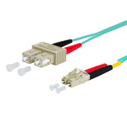 Metz Connect - Patchkabel LWL Duplexkabel LC/SC 151J1EOJO20E 50,0 OM3 2m − 1 Stück