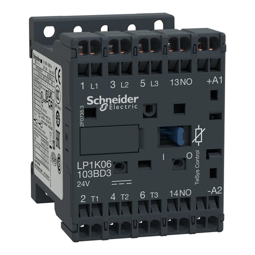 Schneider Electric - Leistungsschütz zum Schalten von Wechselstrom Leistungsschütz LP1K09103BD3 9A 24V DC