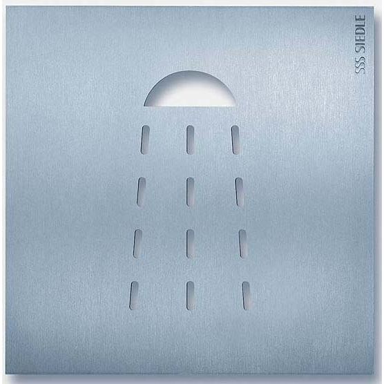 Siedle&Söhne - Kennzeichnungsmaterial Orientierungsschild OSP 0016 154x154mm Dusche