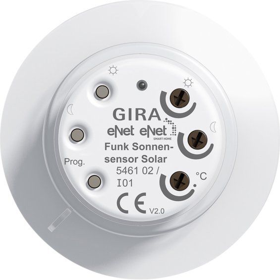 Gira - Bussystem-Physikalischer Sensor Funk Sonnensensor Solar 546102 rws