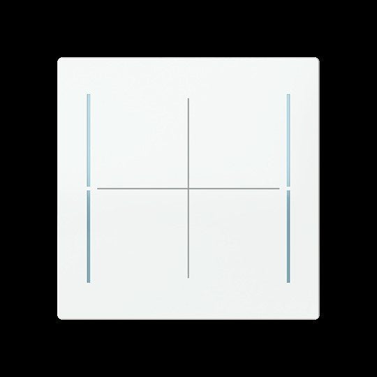 Busch-Jaeger - Bussystem-Tastwippe Abdeckung, 4-fach LFW/A.4.70.11-44g für Keypad