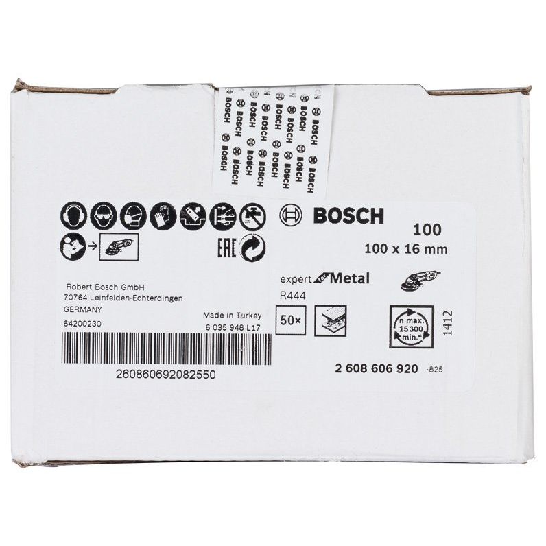 Bosch - Trenn-/Schleifscheibe Fiberschleifscheibe R444 2608606920 Expert for Metal