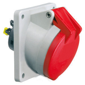 Bals Elektrotech - CEE-Anbausteckdose (IEC 60309) Anbausteckdose geneigt 32A 12764 4p 400V 6h IP44