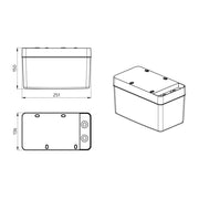BEG Brück Electronic - Sicherheitsleuchte LED-Rettungszeichenleuchte BD21/6/3SC-LED 3h