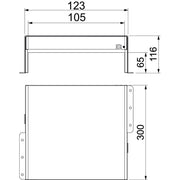 OBO Bettermann - Brandabschottung Brandschutzbox PMB 610-3 A2 dreiseitig