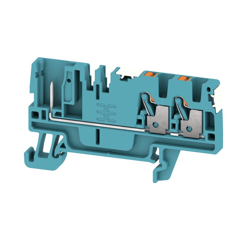 Weidmüller - Durchgangs-Reihenklemme Klemme APGTB2.5FT3C/1DLBL PUSH IN, 2.5 mm² − 50 Stück