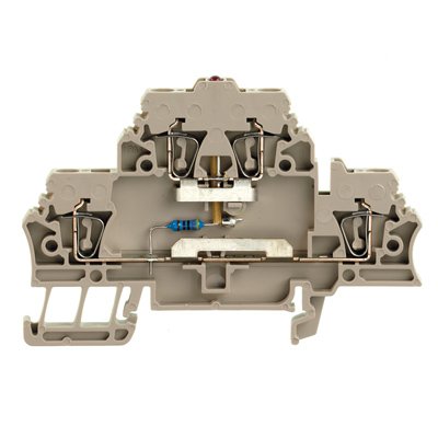 Weidmüller - Durchgangs-Reihenklemme Klemme mit Einbau ZDK 2.5/LD RT/2 − 50 Stück