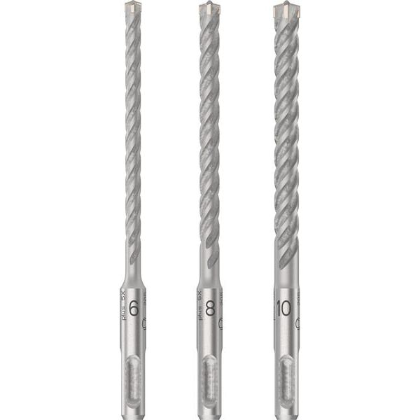 Bosch - Bohrer-Set PRO SDS plus-5X 2608833912VE(3) Hammerbohrer-Set − 10 Packung