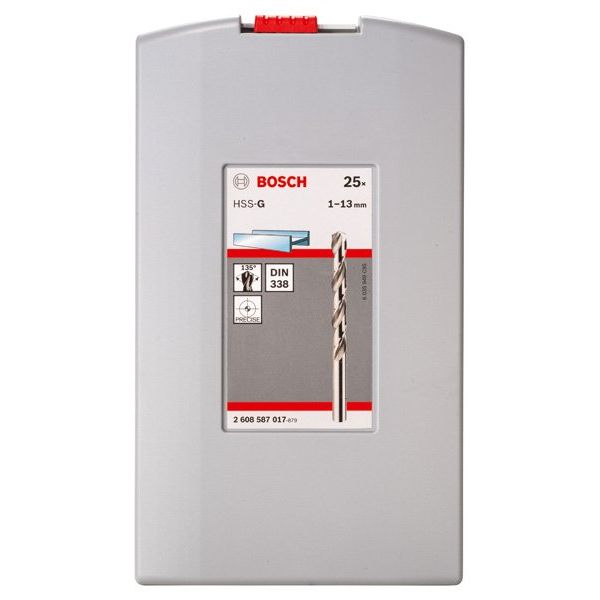 Bosch - Bohrer-Set PRO Metal HSS-G 2608587017 Spiralbohrer Set
